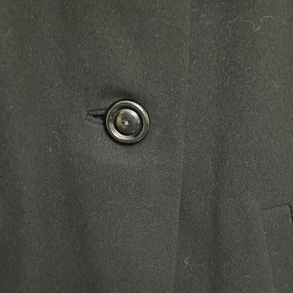 Vintage Wool Black Pea Coat - Picture 3 of 8